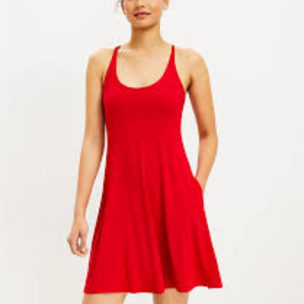 Lou & Grey Signaturesoft Jersey Strappy Pocket‎ Dress